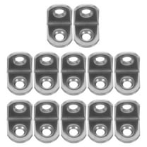 TABLZONE L Shaped Wall Brackets for Shelves, Modern Finish, 12 Pieces, Heavy Duty Shelf Support Hardware