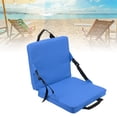 thumbnail image 4 of Coussin de Chaise Pliable, Format Portable en EPE et Éponge, Coussin de Plage Extérieur Confortable avec Pochette de Rangement pour Terrain de Balle Rouge, Bleu, Noir, 4 of 8