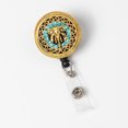 thumbnail image 3 of Bangcool Badge Reel Retractable Decorative Creative Elephant ID Card Holder Reel Clip, 3 of 5