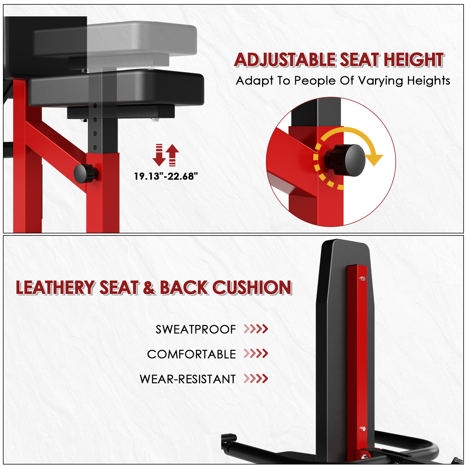 syedee Plate Loadable Seated Dip Machine, Tricep Dip Machine with Cable ...