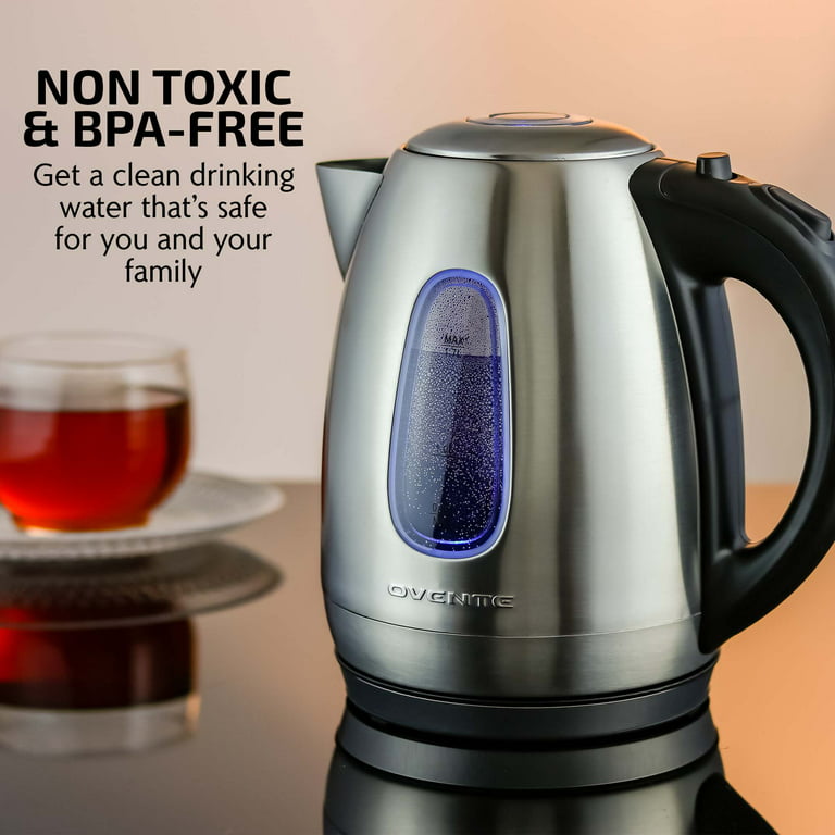 Jar Kettle Cream Color Stainless Steel Home Family Electric Kettle
