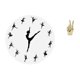thumbnail image 5 of Reloj De Pared Con Bailarina Bailando Y Gesto De Dedo, Escultura Creativa De Ballet, Reloj Decorativo Para El Hogar, La Oficina, La Cocina Y El Estante., 5 of 8