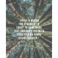 thumbnail image 2 of ArtsyQuotes 15x18 White Modern Wood Framed Museum Art Print Titled - Miley Cyrus Quote: Faith, 2 of 4