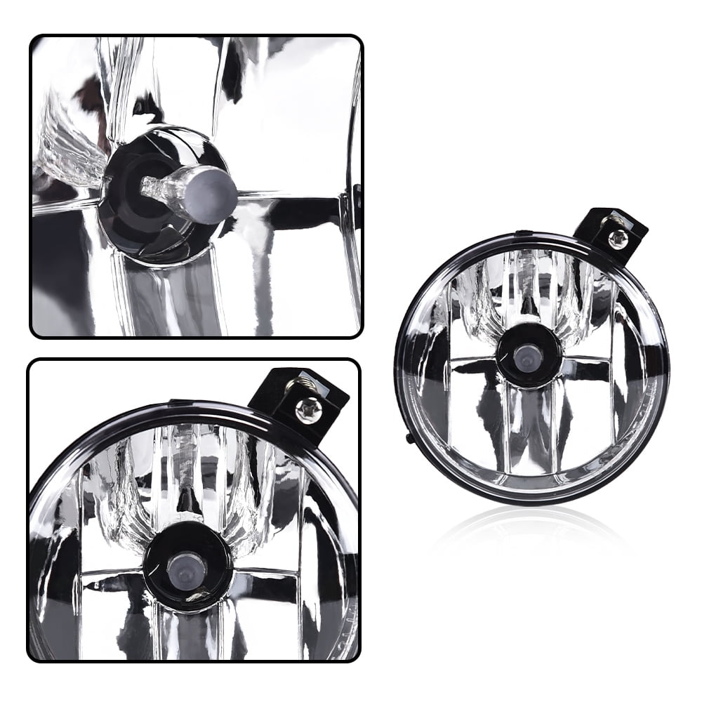 CROSSDESIGN Fog Lights Fog Lamps Fit for Dakota Pickup Truck SUV 2001-2004/Dodge Durango 2001-2003