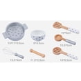 thumbnail image 3 of 7 Unids / pieza, Juguete de Verduras de Corte de para , Juguete de Cocina de Simulación para , Utensilios de Cocina para Pequeño Sunnimix Juego de cocina de madera para niños, 3 of 8