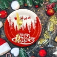 thumbnail image 5 of Xuniizn Christmas Paper Plates, 10Pcs Christmas Plates Disposable Dinner Plates, 7" Christmas Disposable Plates for Party, Christmas Decorations Restaurant Supplies, Red, 5 of 7