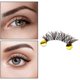 thumbnail image 4 of Paquete de pestañas, 10 pares de pestañas postizas 3D, pestañas postizas naturales para mujeres, maquillaje reutilizable, pestañas postizas de exterior exterior exterior Y03 Salvador Pestañas postizas, 4 of 7