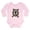 Petal Pink, variant on - Yellow Bellied Marmot Long Sleeve Infant Bodysuit - Long Sleeve Cotton Baby Bodysuit