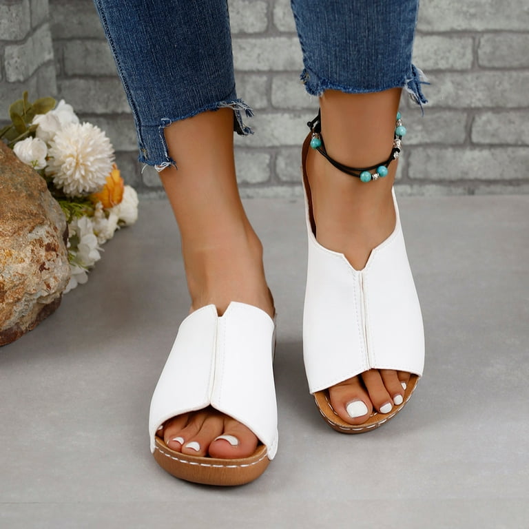 Juosiy Sandals for Women Orthopedic Shoes with Arch Support Summer