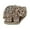 Design#7, variant on Elephant Indian Wooden Block Hand Carved Printing Blocks Decorative Stamp