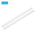 thumbnail image 3 of Unique Bargains 2pcs 20' Cable Raceway 20mm Dia Cord Cover Hider Cable Management with Buckle & Scale, White, 3 of 5