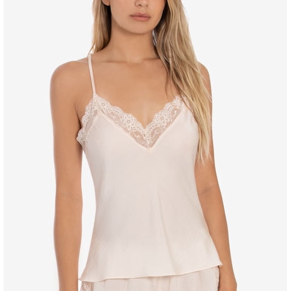 Linea Donatella Womens Satin Strappy-Back Top