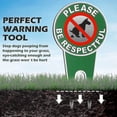 thumbnail image 2 of 4 Pieces No Poop Dog Signs Please Be Respectful No Pooping Dog Lawn Signs No Dog Poop Yard Signs Stop Dogs From, 2 of 3