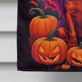 thumbnail image 2 of Dachshund Witchy Halloween House Flag 28 in x 40 in, 2 of 7