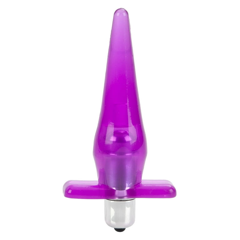 mini anal vibrator Squeezable Tapered Medium Anal Plug
