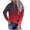 Red, variant on VANLOFE Long Sleeve Fashion Gradient Color Women's Sweater for Winter All-match Winter Hoodie for Women Daily Hoodie Young Sweater S Blue
