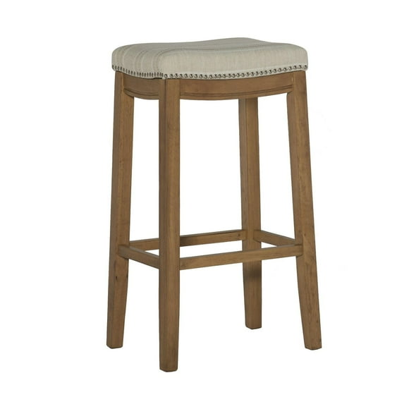 Tabouret de bar rayé rustique Warren