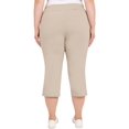 thumbnail image 2 of Hearts of Palm Womens Plus Pull On Stretch Capri Pants, 2 of 2