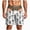 W640-White, variant on Funny Swim Trunks Tropical Palm Print Mesh Lining Beach Shorts(W640-Dark Green)