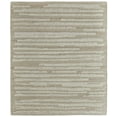thumbnail image 2 of HomeRoots 566566 2 x 3 ft. Wool Striped Hand Woven Rectangle Area Rug, White & Tan, 2 of 3