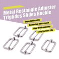 thumbnail image 4 of Hebilla Ajustadora Rectangular de Metal Plateado de 32 mm Buckle Swpeet, 4 of 7