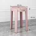 thumbnail image 2 of Plenkra 6Pcs Plastic Stool Stackable, Portable Round Nesting Stools 330lbs Load Bearing Backless Bar Stool Seating for Home Classroom Outdoor (6 PCS), 2 of 9