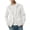 White, variant on Men's Fleece Jacket Lightweight Flight Bomber Jackets Zip Up Athletic Outdoor Outwear Coat Jackets with Pockets