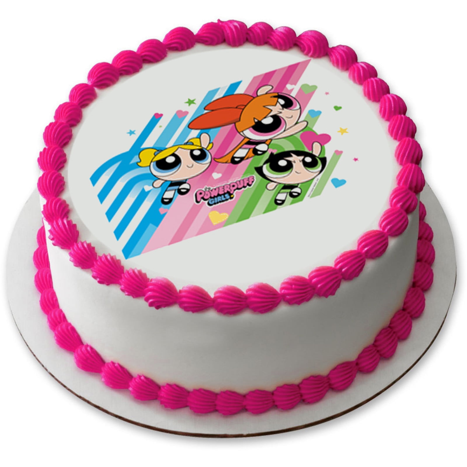 Powerpuff Girls 7.5" Round Edible Cake Topper (Each)