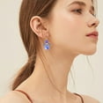 thumbnail image 6 of Angel Wings Charm Angel Pendant Beads Alloy Butterfly Bead Plastic Pearl with Platinum Iron Flat Head Pins for DIY Jewelry Making Necklace Crafts Blue, 6 of 9