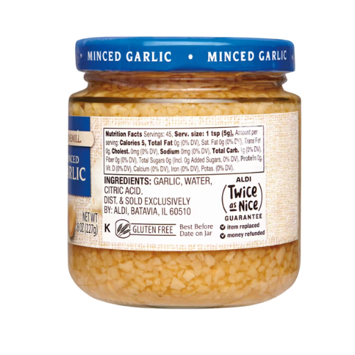 Stonemill Minced Garlic 2-Pack 8 oz