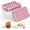 Pink, variant on 3 Pack Ice Trays for Freezer, 99PCS Ice Cube Tray with Lid and Bin, Round Ice Cube Trays for Freezer, Circle Ice Cube Tray for Chilling Drinks, BPA Free