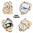 thumbnail image 5 of FORMRS Mini Backpack Purse for Women Travel Daypack Casual Shoulder Bag, Orange Leaves, 5 of 7