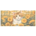 thumbnail image 2 of Cat Sunflowers Clouds Leaves Pencil Pen Cosmetic Holder Cup Makeup Brush Holder Desk Accessories Holder Acrylic Organizer for Office School Home, 2 of 7
