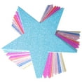 thumbnail image 1 of 80 piezas de confeti de papel con recortes de estrellas brillantes para tablón de anuncios, suministro de decoración de pared de aula (13,5*12,8 cm), 1 of 5