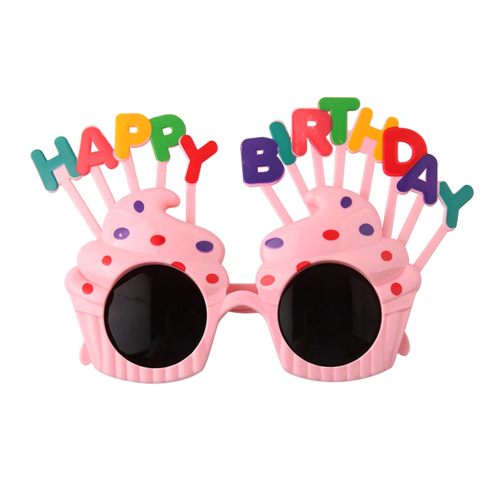Mini Birthday Party Glasses Decoration Cute Eyeglasses Frame Portable