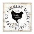 thumbnail image 2 of The Stupell Home Decor Collection Fresh Egg Co Vintage Sign Wall Plaque Art, 12 x 0.5 x 12, 2 of 5