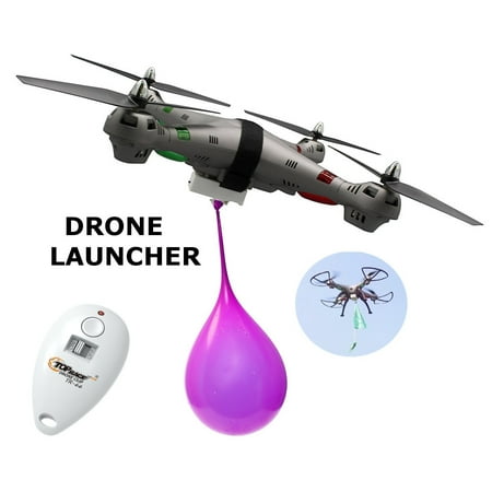 Top Race Drone Clip Remote Control Object Launcher, Release and Drop Drone Delivery, Holds Up to 7oz. TR-66