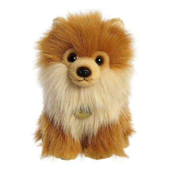Aurora - Small Brown Miyoni Tots - 8" Pomeranian Pup - Adorable Stuffed Animal