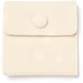 thumbnail image 1 of Square Velvet Jewelry Bags with Snap Fastener PapayaWhip 6.7~7.3x6.7~7.3x0.95cm, 1 of 3