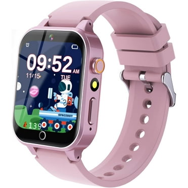 Kids Smart Watch Gift for Girls Age 5-12, 26 Games HD Touch Screen Watches with Video Camera Music Player Pedometer Flashlight 12/24 hr Educational Toys Birthday Gifts for Girls Ages 7 8 9 10