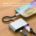 thumbnail image 5 of Adaptador USB C A Ethernet de 1000 Mbps, Puerto de Carga Rápida PD de 60 W, Adaptador de Red Tipo C A RJ45 2XUSB 3.0 para PC y Portátil., 5 of 5