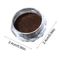 thumbnail image 4 of Dengmore Maillard Style Coffee Brown Mirror Glitter Effect Chromes Pigment Powder Manicure Tips With Sponge Applicators DIY Manicure Salon Nail Dip Powder Nail Kit, 4 of 4