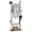 Walnut, variant on AuraLane Solid Wood Coat Rack Freestanding with 5 Hooks, Wooden Garment Rack for Bedroom Entryway Hallway, Space Saving, Easy to Assemble