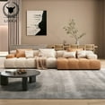 thumbnail image 4 of Japanese style Technology cloth sofa living room modern large family light luxury extremely simple ultra wide sitting My Lux Decor Round, 4 of 6