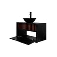 thumbnail image 2 of Gabinete de Baño Minimalista con Lavamanos Integrado, Mueble para Baño, Diseño Moderno con Puerta y Lambrín., 2 of 5