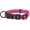 Fuchsia, variant on Best Pet Supplies Reflective Dog Collar with Adjustable Length, Heavy-Duty Buckle, and Strong Leash D-Ring, Cute Training, Walking, Jogging Accessory for Small, Medium, and Large Breeds