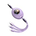 thumbnail image 1 of MesaSe Upgraded 3 in 1 USB Cable  Portable Fast Charging Cable with Type-C/Micro USB/IOS Port Connector Retractable Cable, 1 of 8
