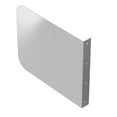 thumbnail image 4 of 15 in. x 12 in. Wall Mount Stainless Steel Splash Guard – 16-Gauge 304 Stainless Steel, 4 of 6