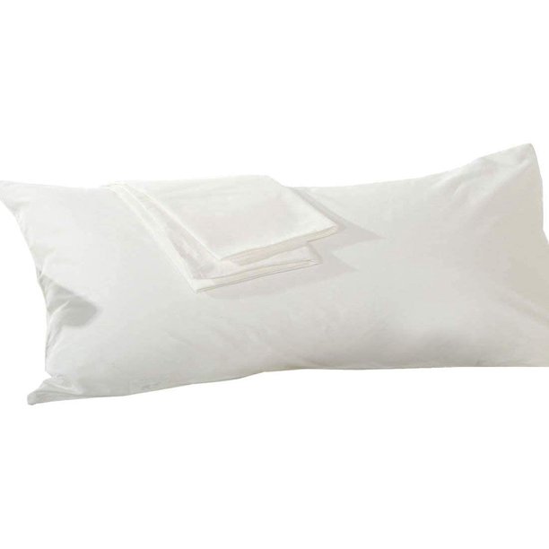 Body Pillow Cover, 20"x 48" Super Soft White Body Pillow Case 600