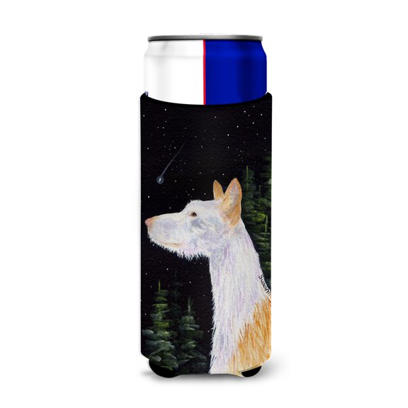 Carolines Treasures SS8499MUK Starry Night Ibizan Hound Ultra Hugger for slim cans Slim Can multicolor